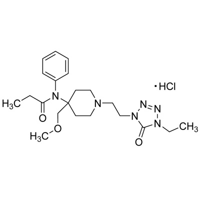 Alfentanil·HCl (unlabeled) 1.0 mg/mL (As free base) in methanol
