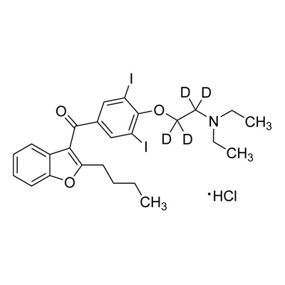 Amiodarone·HCl (D₄, 98%) 100 µg/mL in methanol (As free base)