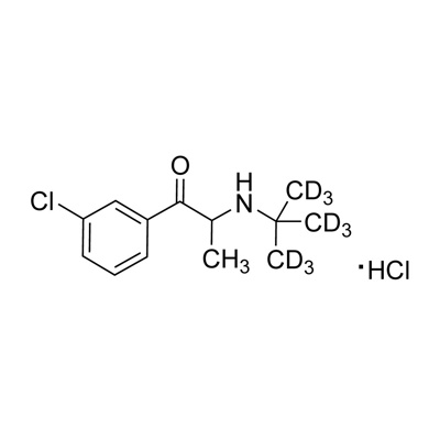Bupropion·HCl (D₉, 98%) 100 µg/mL in methanol (As free base)