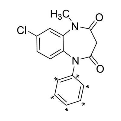 Clobazam-8-chloro isomer (¹³C₆, 98%) 100 µg/mL in methanol