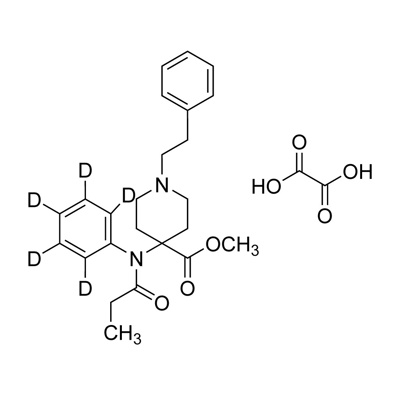 Carfentanil oxalate (D₅, 98%) 100 µg/mL in methanol (As free base)