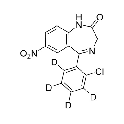 Clonazepam (D₄, 98%) 1.0 mg/mL in methanol