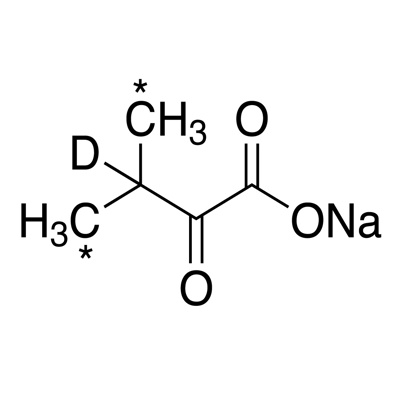 α-Ketoisovaleric acid, sodium salt (dimethyl-¹³C₂, 99%; 3-D, 98%)