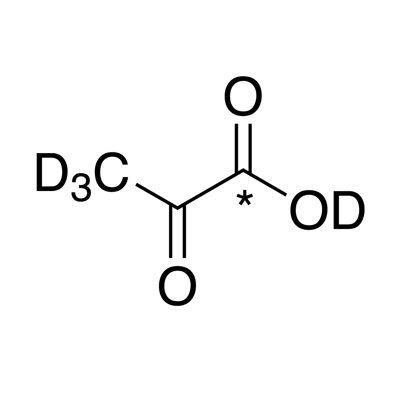 Pyruvic acid (1-¹³C, 99%; D₄, 98%)