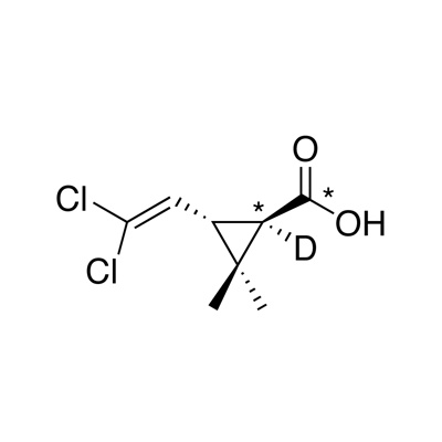𝑡𝑟𝑎𝑛𝑠-DCCA (1, carboxyl-¹³C₂, 99%;1-D, 97%) 100 µg/mL in acetonitrile-D₃ CP 95%