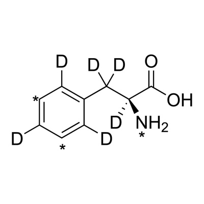 L-Phenylalanine (3′,5′-¹³C₂, 99%; 2,3,3,2′,4′,6′-D₆, 98%; ¹⁵N, 98%)