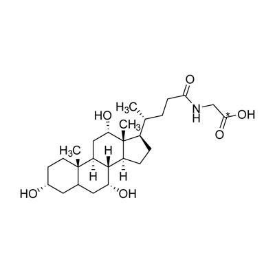 Glycocholic acid, hydrate (glycine-1-¹³C, 99%)