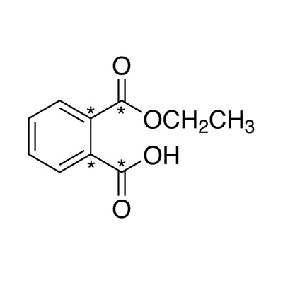 Monoethyl phthalate (ring-1,2-¹³C₂, dicarboxyl-¹³C₂, 99%) 100 µg/mL in MTBE CP 95%