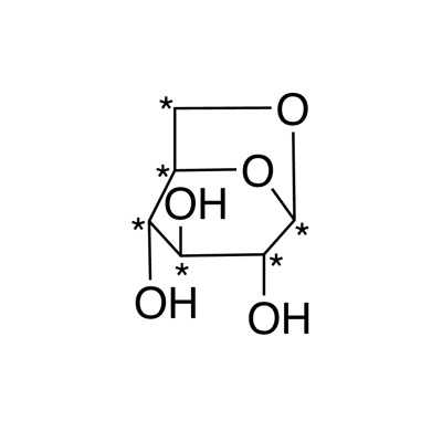 1,6-Anhydro-β-D-glucose (levoglucosan) (U-¹³C₆, 98%) 100 µg/mL in DMSO