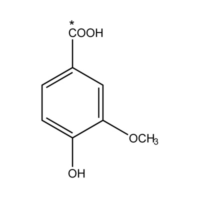 Vanillic acid (carboxyl-¹³C, 99%)