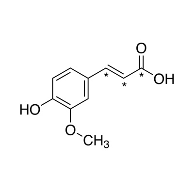 4-Hydroxy-3-methoxycinnamic acid (ferulic acid) (1′,2′,3′-¹³C₃, 99%)