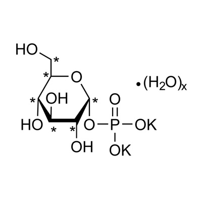 α-D-Glucopyranosyl-1-phosphate, dipotassium salt, monohydrate (¹³C₆, 99%)