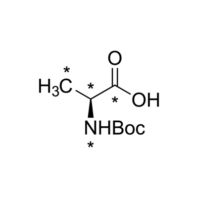 L-Alanine-𝑁-𝑡-Boc (¹³C₃, 97-99%; ¹⁵N, 97-99%)