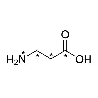 β-Alanine (¹³C₃, 98%; ¹⁵N, 96-99%)