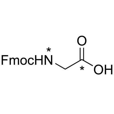 Glycine-𝑁-Fmoc (1-¹³C, 99%; ¹⁵N, 98%)