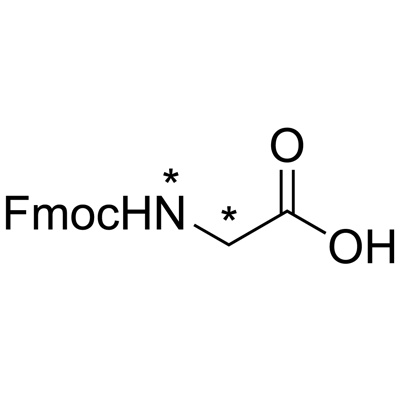 Glycine-𝑁-Fmoc (2-¹³C, 99%; ¹⁵N, 98%)