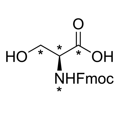 L-Serine-𝑁-Fmoc (¹³C₃, 99%; ¹⁵N, 99%)
