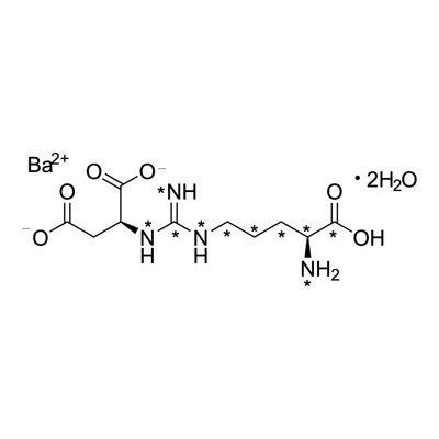 L-Argininosuccinic acid barium salt·2H₂O (arginine-¹³C₆, 99%; ¹⁵N₄, 99%) CP 90%