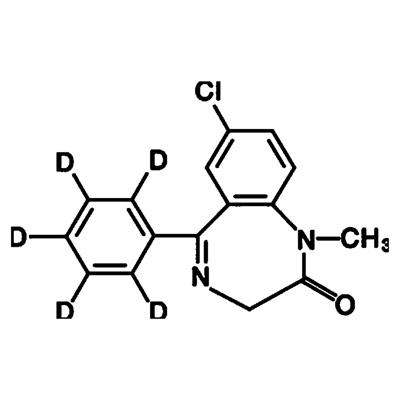 Diazepam (D₅, 98%) 100 µg/mL in methanol