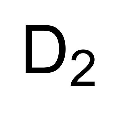 Deuterium (D, 99.8%) (D₂,99.6%+HD,0.4%)