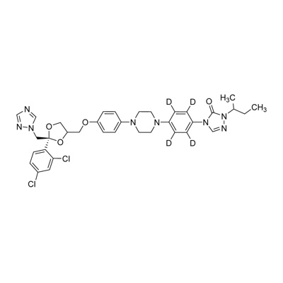 Itraconazole (D₄, 98%) 1.0 mg/mL in methanol with 1% 1 M HCl