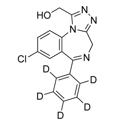 α-Hydroxyalprazolam (D₅, 98%) 1000 µg/mL in methanol
