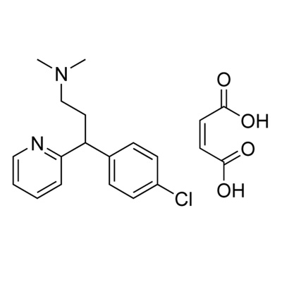 Chlorpheniramine maleate (unlabeled) 1.0 mg/mL in methanol (As free base)