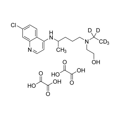 Hydroxychloroquine dioxalate salt (D₅, 98%)
