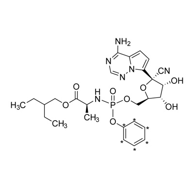 Remdesivir (U-ring-¹³C₆, 99%) mixture of diastereoisomers