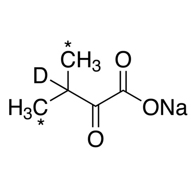 α-Ketoisovaleric acid, sodium salt (dimethyl-¹³C₂, 99%; 3-D, 98%)