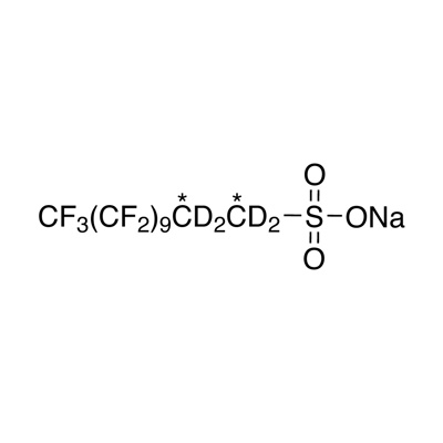 Sodium 1H,1H,2H,2H-perfluoro-1-dodecanesulfonate (10:2 FTS) (¹³C₂, 99%; D₄, 98%) 50 µg/mL in MeOH