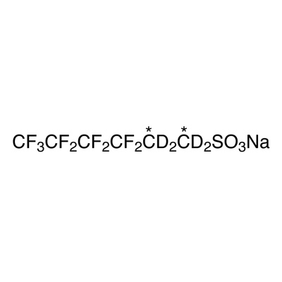 Sodium 1H,1H,2H,2H-perfluoro-1-hexanesulfonate (4:2 FTS) (¹³C₂, 99%; D₄, 98%) 50 µg/mL in MeOH