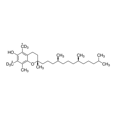 Vitamin E (α-tocopherol) (dimethyl-¹³C₂, 99%; dimethyl-D₆, 98%) 100 µg/mL in methanol
