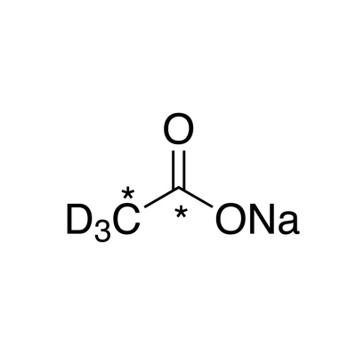 Sodium acetate (1,2-¹³C₂, 99%; D₃, 98%)