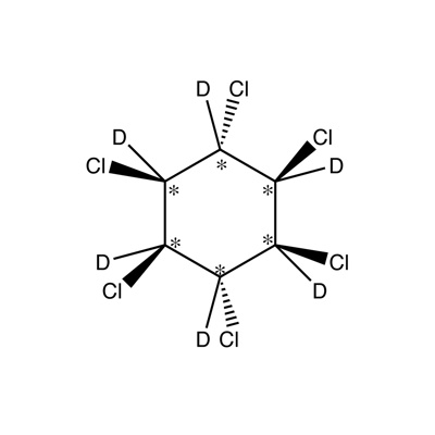 γ-HCH (γ-BHC) (lindane) (¹³C₆, 99%; D₆, 99%) 100 µg/mL in nonane