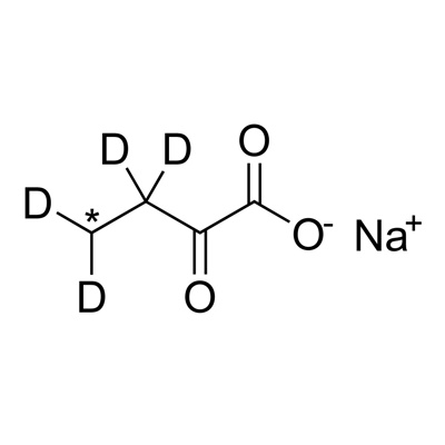 α-Ketobutyric acid, sodium salt (4-¹³C, 99%; 3,3,4,4-D₄, 98%)