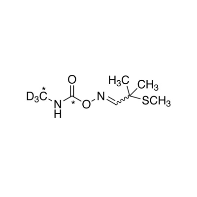 Aldicarb (¹³C₂, 98%; D₃, 98%) 100 µg/mL in acetonitrile