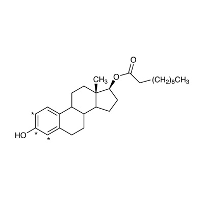 Estradiol undecanoate (2,3,4-¹³C₃, 98%) CP 95%