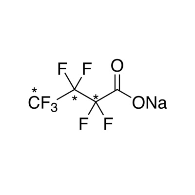 Sodium perfluoro-𝑛-butyrate (PFBA) (2,3,4-¹³C₃, 99%) 50 µg/mL in MeOH CP 95%