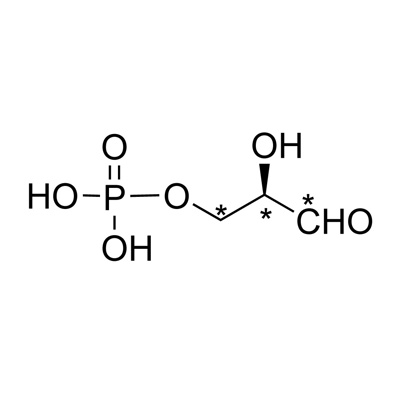 D-Glyceraldehyde 3-phosphate (U-¹³C₃, 99%) 10 mg/mL in water, CP 90%