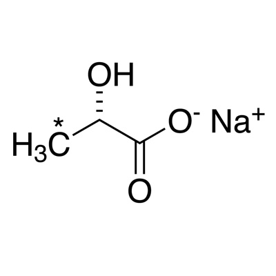 Sodium L-lactate (3-¹³C, 98%) 20% w/w in water