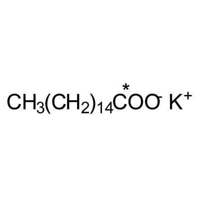 Potassium palmitate (1-¹³C, 99%)