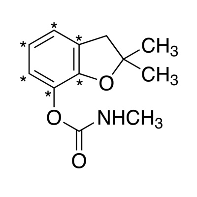Carbofuran (ring-¹³C₆, 99%) 100 µg/mL in 1,4-dioxane