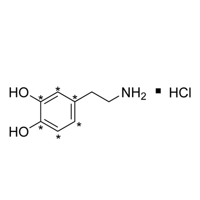 Dopamine·HCl (2-(3,4-dihydroxyphenyl)- ethylamine·HCl) (ring-¹³C₆, 99%)