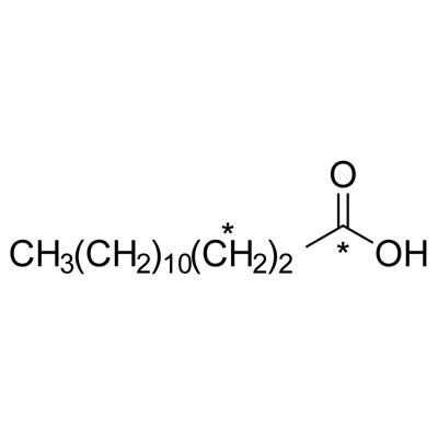 Myristic acid (1,2,3-¹³C₃, 99%)