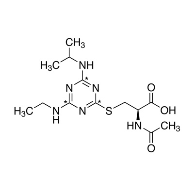 Atrazine mercapturate (ring-¹³C₃, 99%) 100 µg/mL in acetonitrile