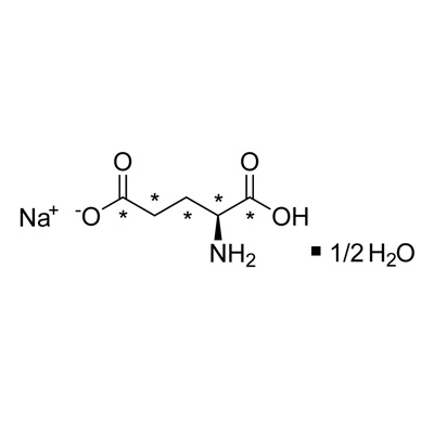 Sodium glutamate·XH₂O (may be hydrate) (¹³C₅, 97-98%)