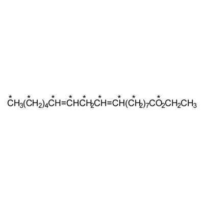 Linoleic acid (18:2), ethyl ester (linoleate-U-¹³C₁₈, 98%) CP 95% , microbiological/pyrogen tested