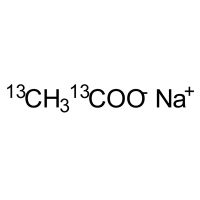 Sodium acetate (1,2-¹³C₂, 99%)