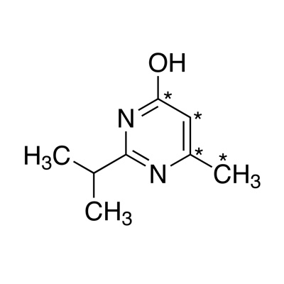 2-Isopropyl-6-methyl-4-pyrimidinol (methyl- 4,5,6-¹³C₄, 99%) 100 µg/mL in acetonitrile